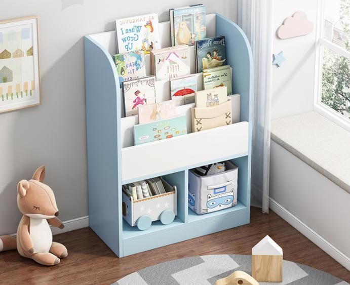 Children′ S Bookshelf, Picture Book Rack, Storage Rack, Shelves