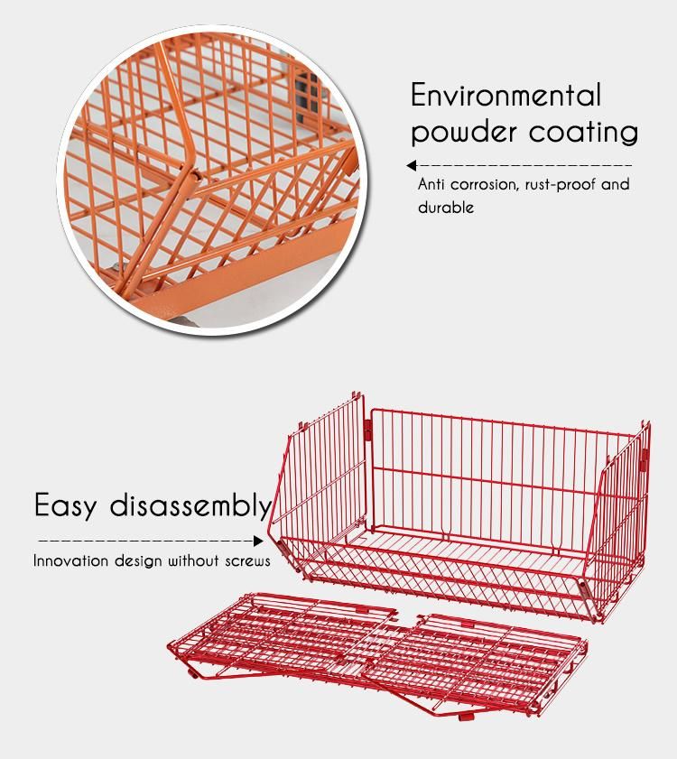 Highbright Stackable Wire Basket Promotion Display Rack