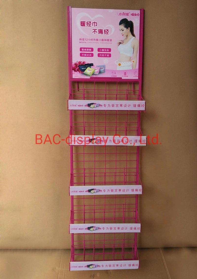 Hot Sale Desktop Metal Chewing Gum Shelving Display Rack