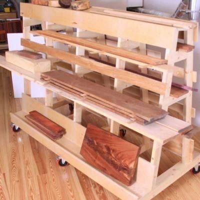 Wood Storage Rack