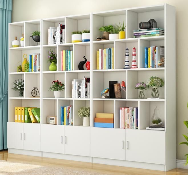 Bookshelf Simple and Economical Living Room Free Combination Bookcase Shelf Cabinet