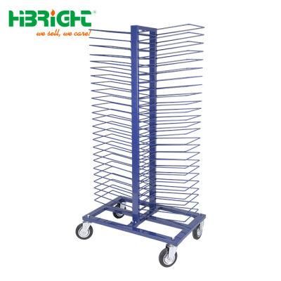 Factory Price Heavy Duty Wire Wooden Floor Display Panel Rack