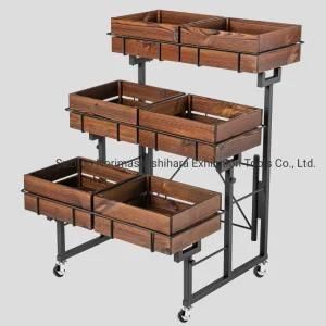 New Design Supermarket Fruit and Vegetable Display Rack / Storage Rack