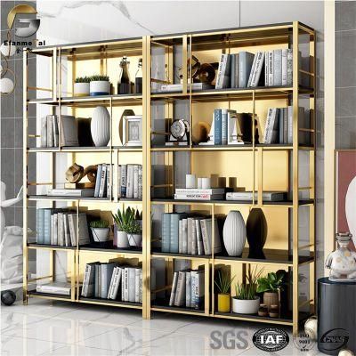Bf0271 Luxury Display Racks Stainless Steel Decorative Shelf for Hotel