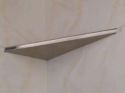 Wall Mounted 304 Stainless Steel Bathroom Triangular Storage Rack