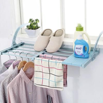 Extendable Balcony Hanging Window Hanger Folding Drying Rack Shoe Rack