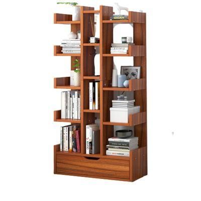 Wooden Home Office Furniture Multi-Layer Space Saving Book Rack