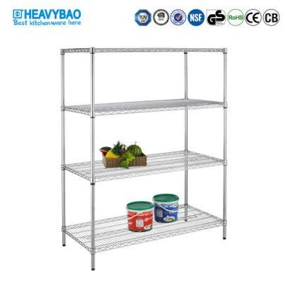 Heavybao Metal Display Warehouse Pipe Stainless Steel Storage Rack