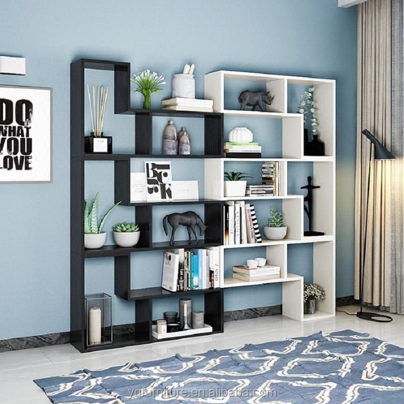 Free Combination of Bookcases and Bookshelves Against The Wall