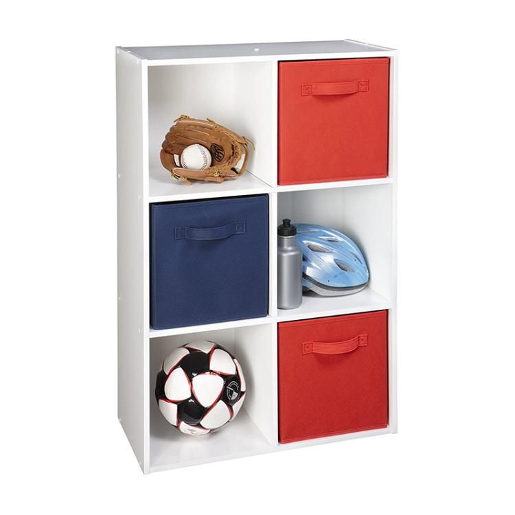 Wooden 9-Cube Organizer Storage Rack