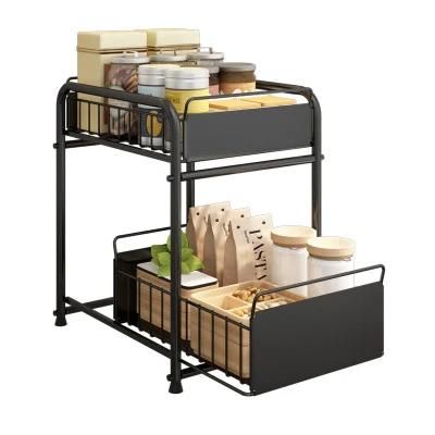 Kr-18 Wholesale Stainless Steel Kitchen Rack with a Storage Shelf
