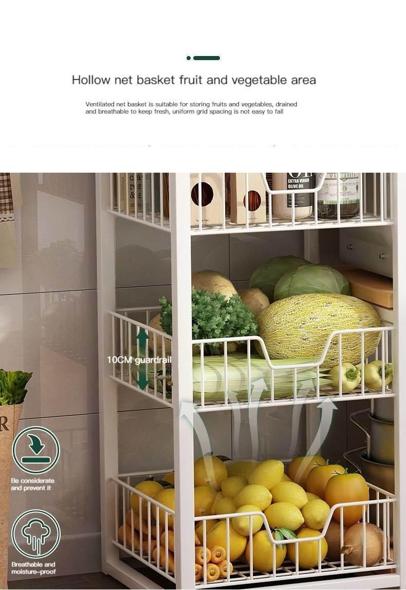 Kitchen Supplies Storage Shelf Standing Kitchen Rack