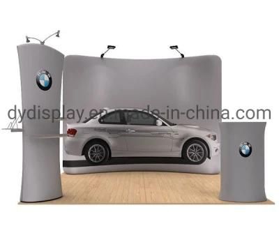 Portable Tension Fabric Banner Stand Exhibition Backdrop