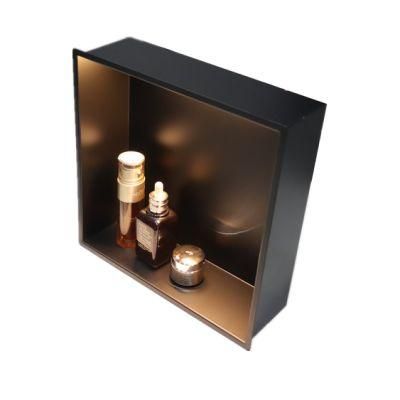 Shower Room Shelf Embedded 304 Stainless Steel Niche Bathroom Customized Metal Finished Bathroom Partition