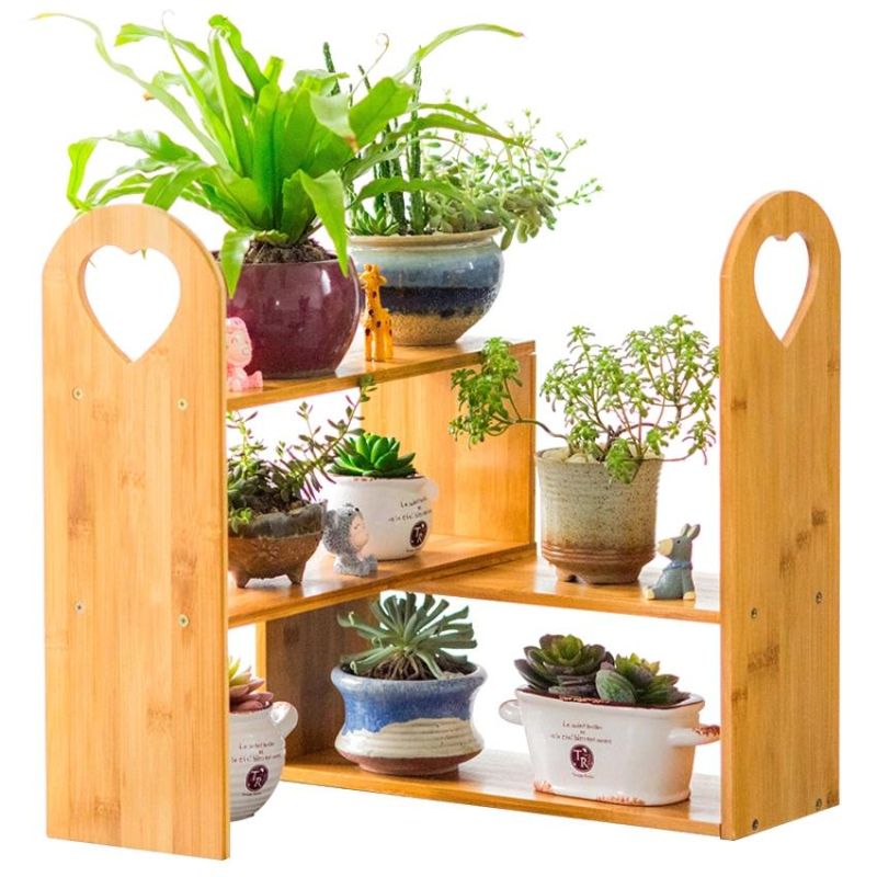 Multi-Purpose Bamboo Kitchen Rack Stretchable 41X45X16cm Bamboo Display Racks Natural