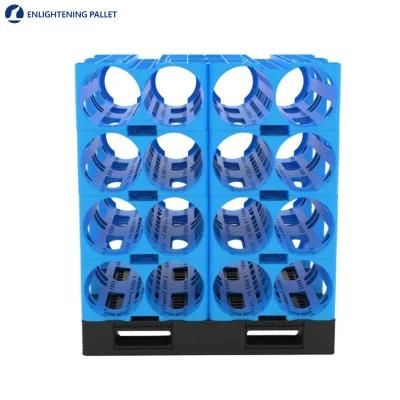 China Manufacture Heavy Duty Large HDPE 16 Bottles 19L 5 Gallon Stackable Water Bottle Rack for Water Bottle Storage