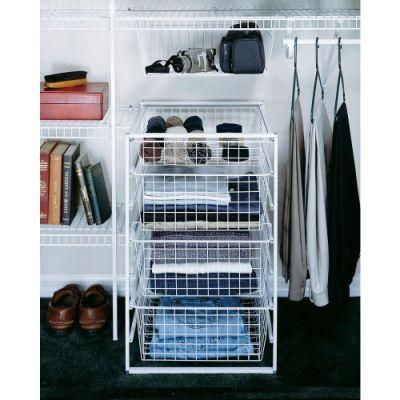 Wardrobe Storage Rack Metal Shelf Rack