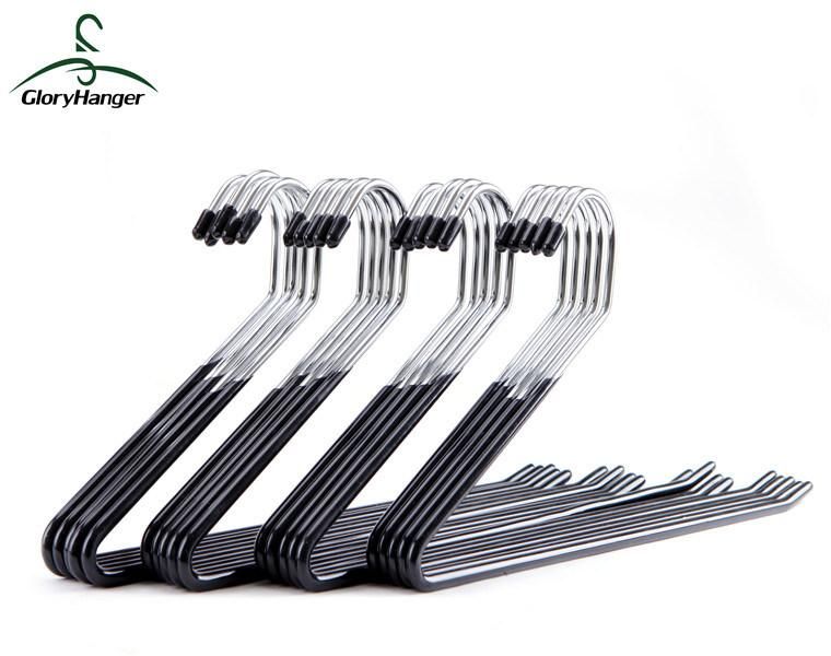 Heavy Duty Slacks/Trousers Hangers, Open Ended Non-Slip Towel Rack