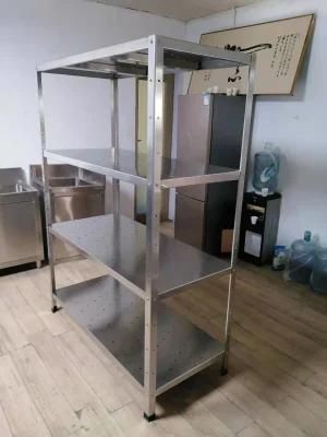 Warehouse Rack Freezer Stainless Steel Shelving Environmental Food Cold Room Storage Shelf