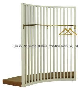 Luxury Clothing Store Display Racks with Shelves, Dress Shop Display Stands