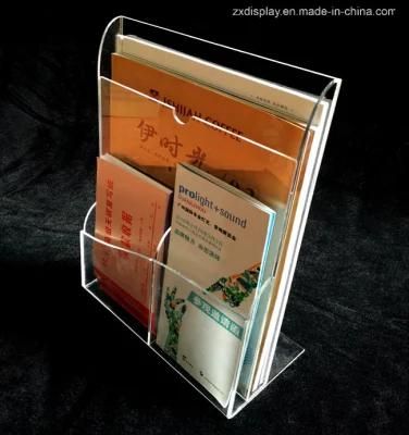 Tabletop Magazine Brochure Displays Rack Acrylic Document Stand