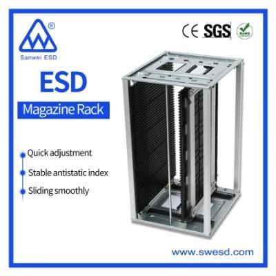 ESD Plastic Storage PCB Rack Carrier for SMT Line