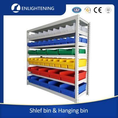 Factory Warehouse Wall Mounted Plastic Spare Parts Organizer Drawer Bin for Nuts Bolts and Beads