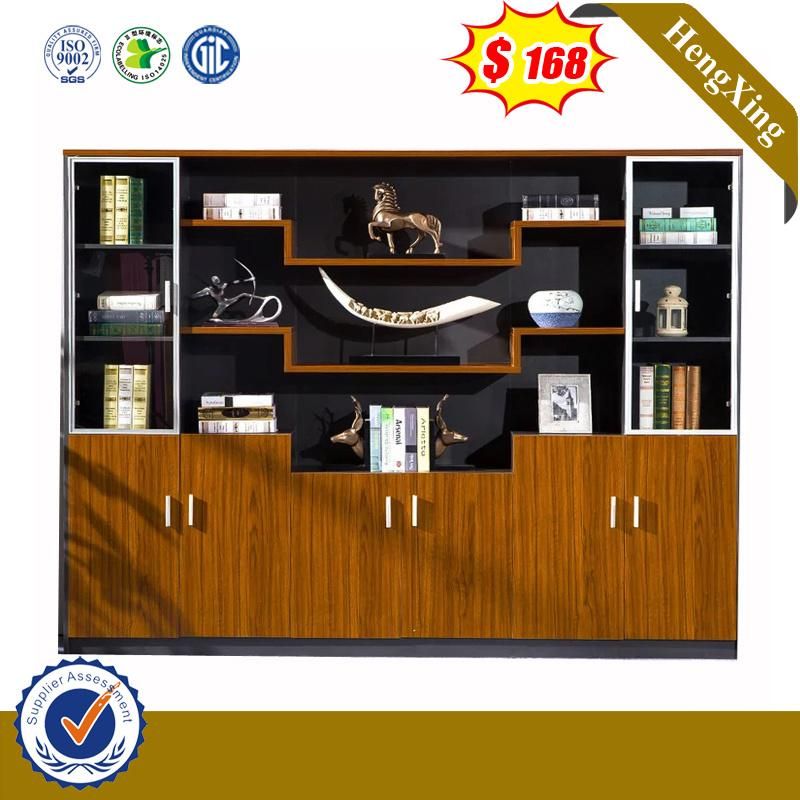 Melamine Laminated 6 Doors Wooden Office Filing Cabinet Bookshelf