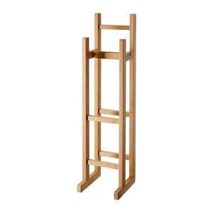 Hotel Removable Cheap Towel Shelf Bamboo Standing Towel Stand Rack