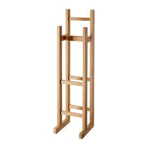 Hotel Removable Cheap Towel Shelf Bamboo Standing Towel Stand Rack