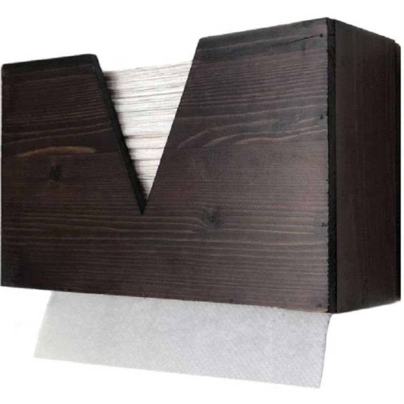 Wall Mounted Bathroom Tissue Roll Storage Organizer Wooden Toilet Paper Holder Home Freestanding Toilet Paper Storage Rack