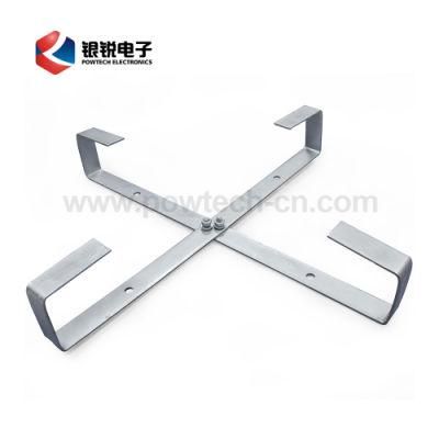Galvanized Steel Cable Organizer Rack on Pole/Tower Cable Storage Assembly