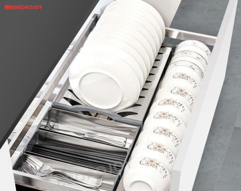 Household Stainless Steel Kitchen Utensil Organizer Washing-up Drying Kitchenware Storage Shelf Kitchen Rack