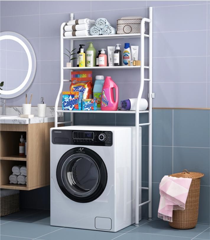 Bathroom Toilet Shelf Washing Machine Storage Shelf Bathroom Furniture