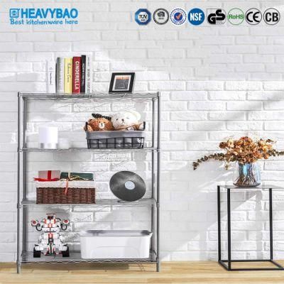 Heavybao Metal Wire Storage Rack with Wire Shelves