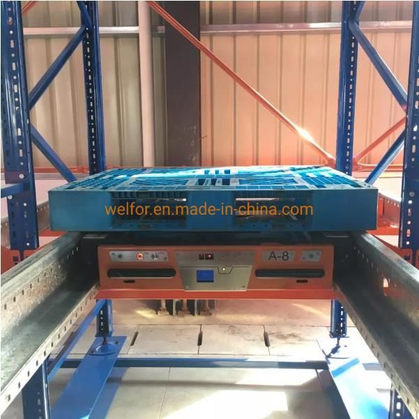 Automation Racking System Pallet Runner Radio Shuttle Warehouse High Tech Shelving Radio Shuttle Pallet Racking