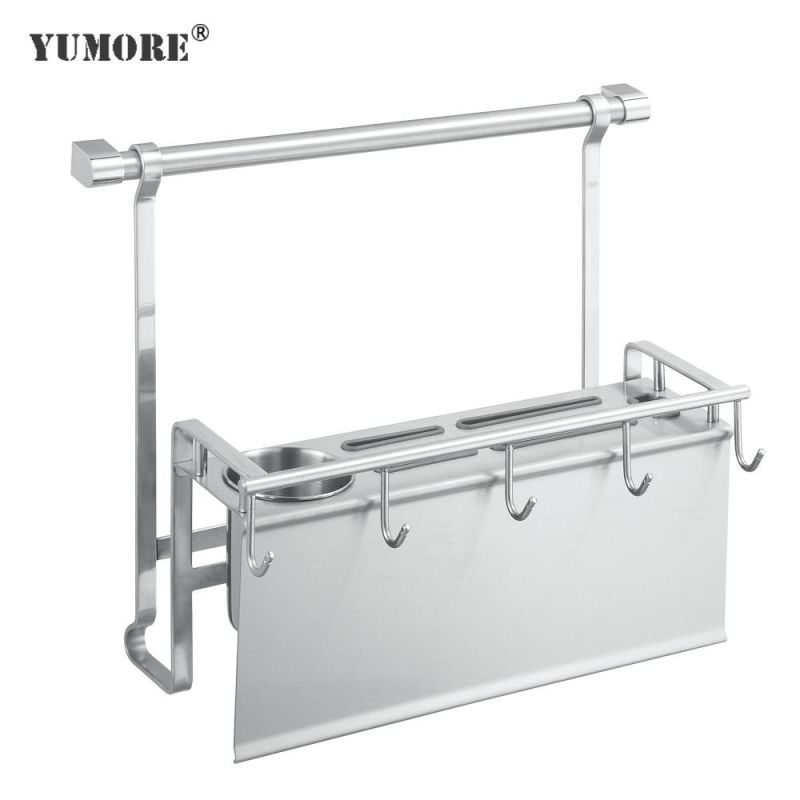 Wall Mounted Metal Stainless Steel Storage Holder Shelf Kitchen Rack