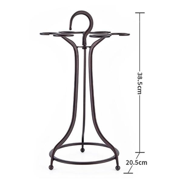 Countertop Metal Wine Glass Holder Freestanding Tabletop Stemware Storage Rack