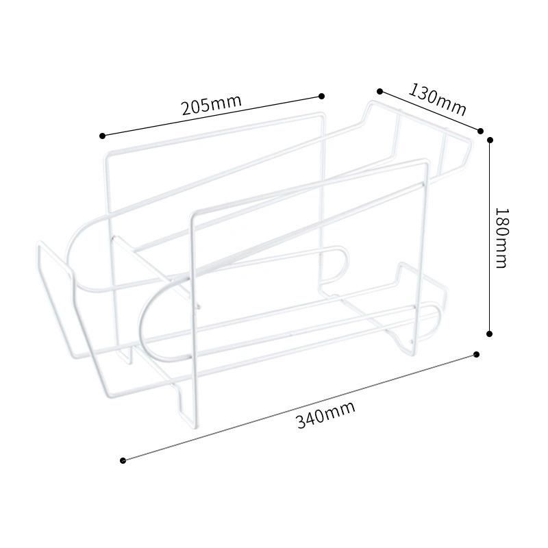 Metal Stackable Coke Can Storage Dispenser Rack for Refrigerator Wbb15957