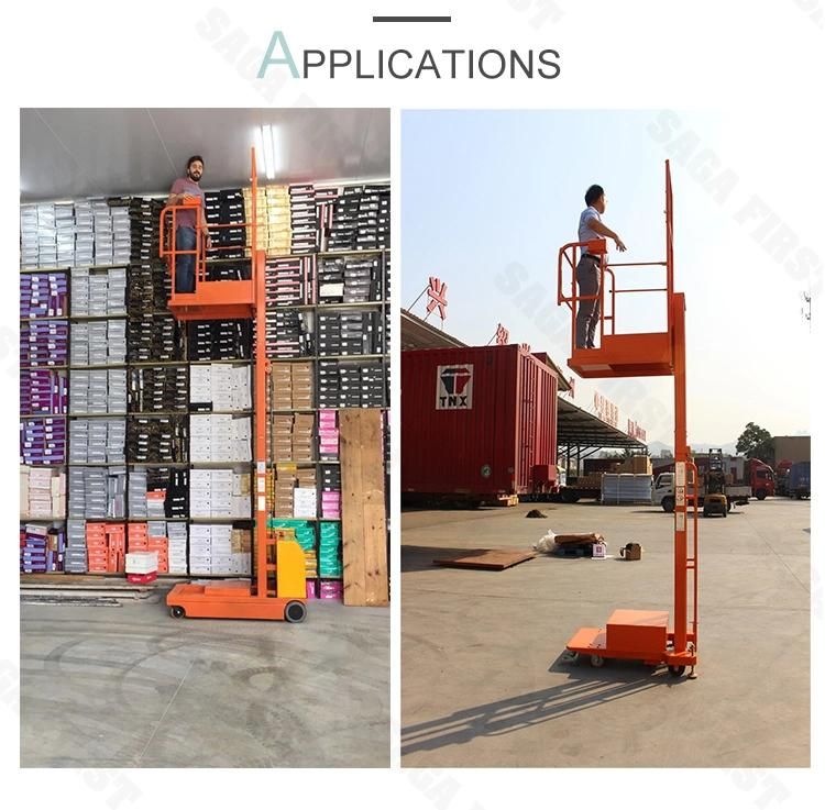 Used Warehouse Picking up Goods From Shelf Hydraulic Lift Machine Electric Order Picker