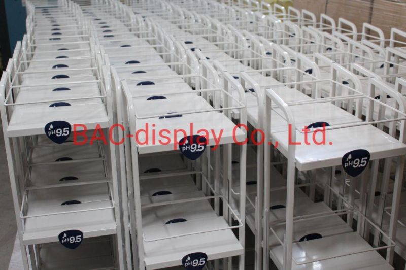 Metal Advertising Display Rack for Water Bottle