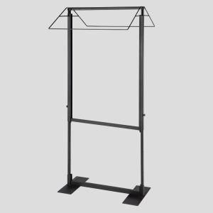 Clothing Metal Display Rack for Use with Storage Cabinet