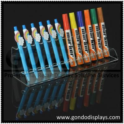 Office 10 Pens Acrylic Display Stand