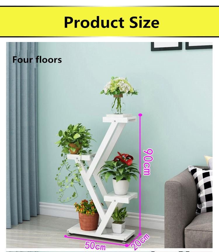 Flower Shelf Living Room Indoor Home Simple Nordic Decoration Multi-Layer Floor-Standing Flower Pot Stand