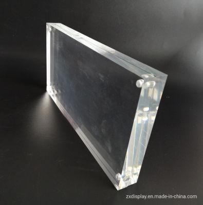 Rectangle Acrylic Transparent Banknote Display Stand for Gifts