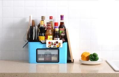 Hot Selling Plastic Kitchen Spice Storage Rack