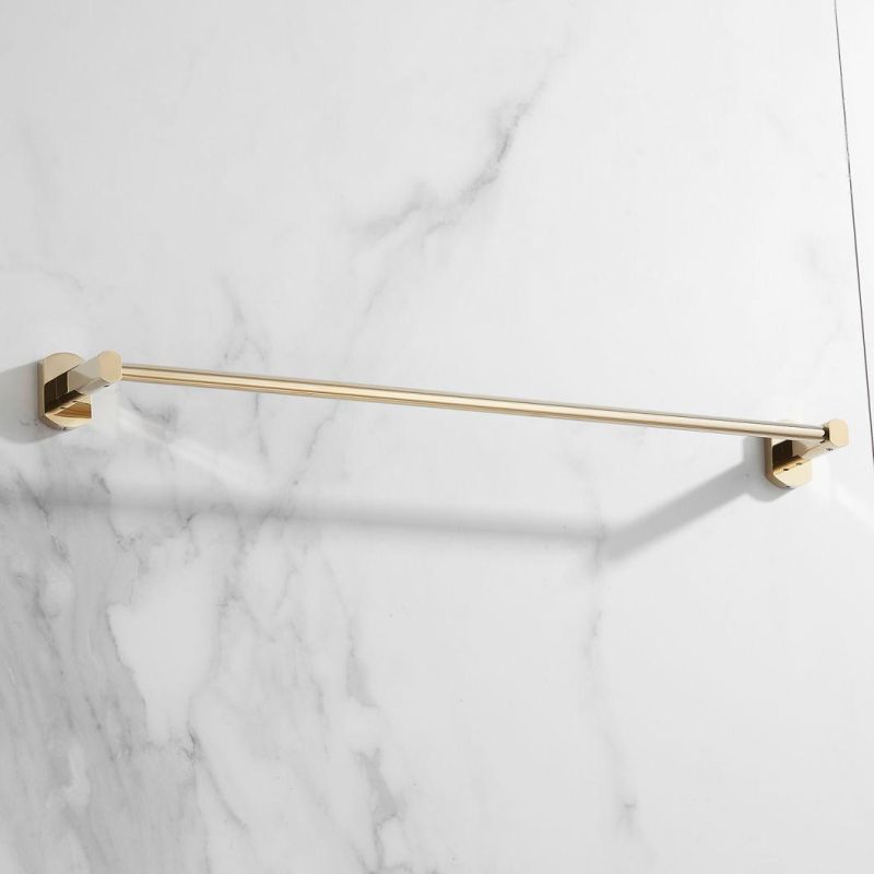Bathroom Fittings Luxury Brass Single Towel Bar