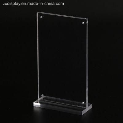 Wholesale A4 A5 Clear Acrylic Table Display Tent Sign Holder