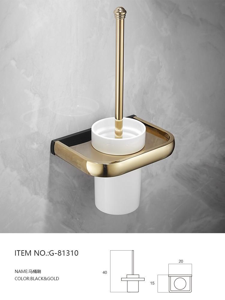 Brass Bathroom Accessories Towel Rail Rack Bar Shelf Toilet Paper Tissue Holder Hardware Set.