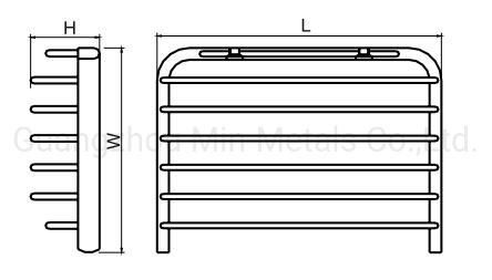 Brass/S. S. Bathroom Shelf Shower Basket Wire Rack